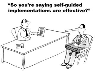 So you're saying self-guided implementations are effective?