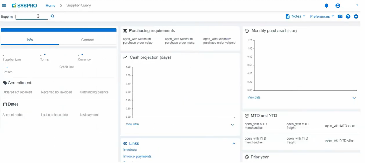 Supplier Query